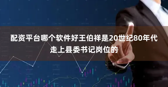 配资平台哪个软件好　　王伯祥是20世纪80年代走上县委书记岗位的